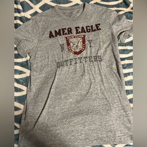 American Eagle outfitters athletic fit size medium gray American eagle shirt